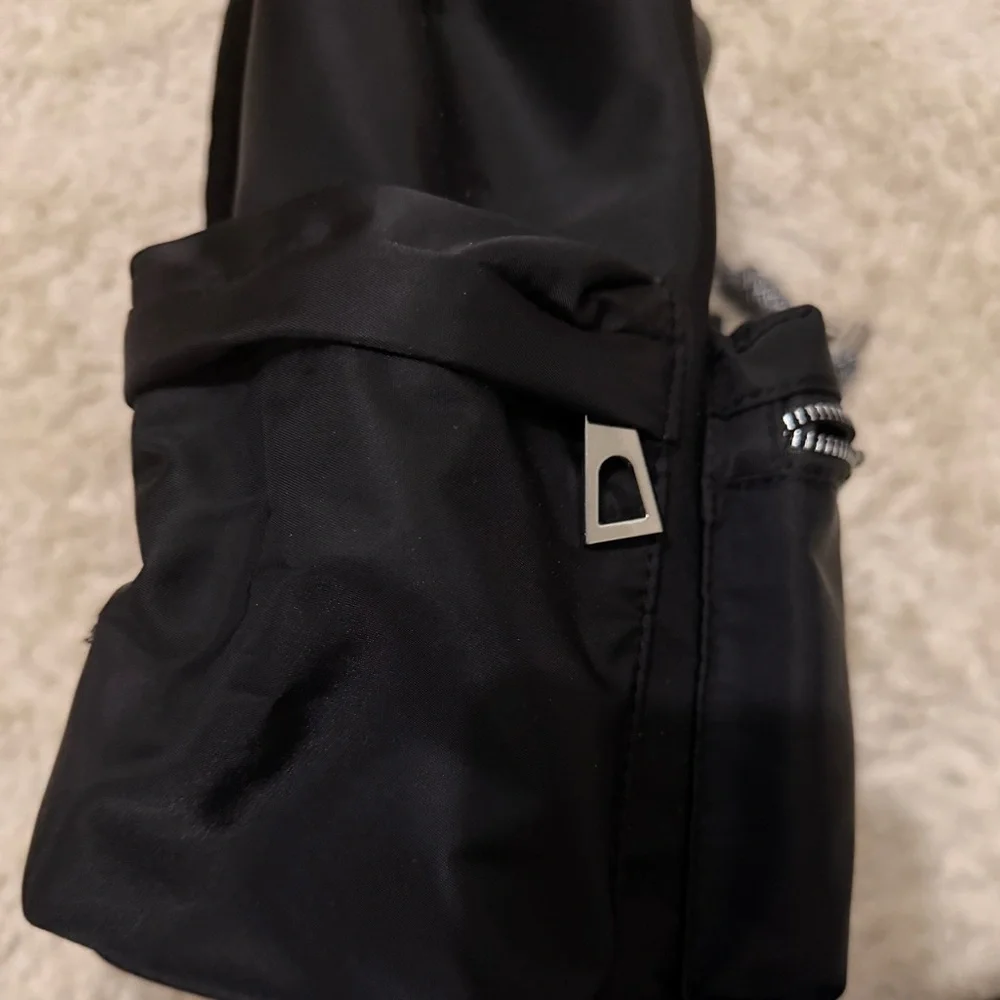 ⚡️Versace Black and White Braided Drawstring Nylon Pouch⚡️ - Picture 4 of 8